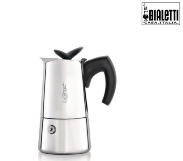 Bialetti Espressokanne Musa Silber, 4 Tassen